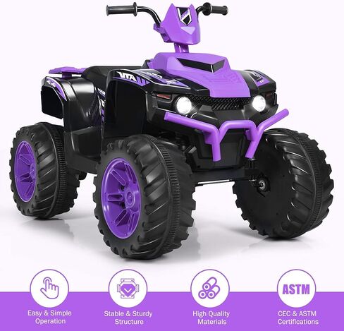 olakids 12v Kids ry on ATV ، سيارة كهربائية 4 Wheeler للأطفال الصغار ، سيارة رباعية تعمل بالبطاريات مدعومة بالبطاري in Kuwait