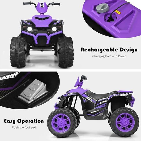 olakids 12v Kids ry on ATV ، سيارة كهربائية 4 Wheeler للأطفال الصغار ، سيارة رباعية تعمل بالبطاريات مدعومة بالبطاري in Kuwait