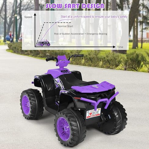 olakids 12v Kids ry on ATV ، سيارة كهربائية 4 Wheeler للأطفال الصغار ، سيارة رباعية تعمل بالبطاريات مدعومة بالبطاري in Kuwait