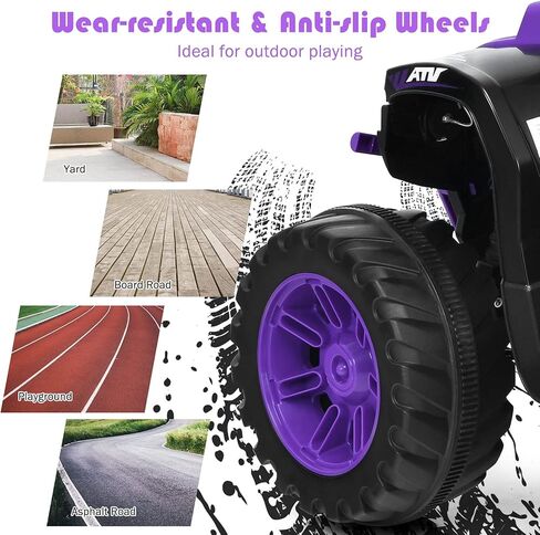 olakids 12v Kids ry on ATV ، سيارة كهربائية 4 Wheeler للأطفال الصغار ، سيارة رباعية تعمل بالبطاريات مدعومة بالبطاري in Kuwait