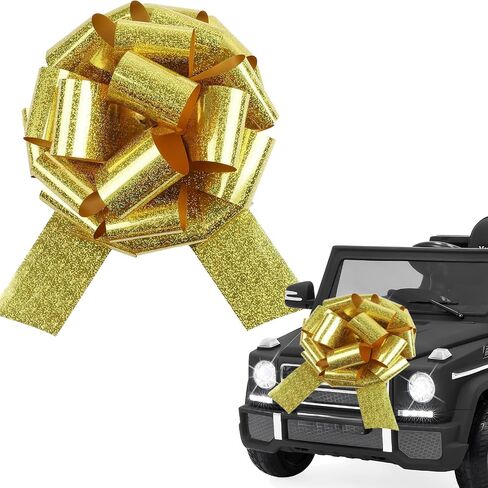 12" Extra-Large Decorative Bow - 1 Piece Premium Crafted Gift Bow for Bikes, Large Appliances, Presents | Versatile Table & Party Decorations, Durable Event & Home Décor Accessories in Saudi Arabia