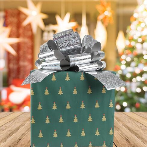 12" Extra-Large Decorative Bow - 1 Piece Premium Crafted Gift Bow for Bikes, Large Appliances, Presents | Versatile Table & Party Decorations, Durable Event & Home Décor Accessories in Kuwait