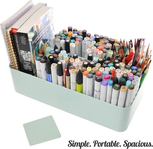 2 PACK - Portable DIY 8 Dividers Durable Plastic Tote Basket Bin Tool & Supply Cleaning Caddy with Handle Made In USA (Mint) in Kuwait