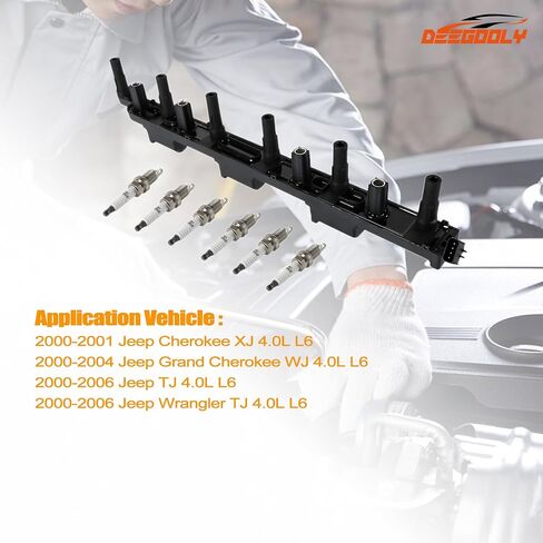 4 قطع من ملفات الإشعال UF311 وشمعات إشعال إيريديوم متوافقة مع Acura RSX، Honda Accord Civic CR-V Element L4 2.0L 2.4L in Kuwait