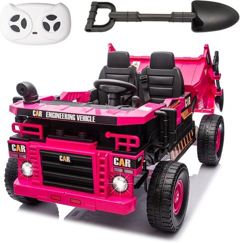 Postack 24V 8ah Ride On Tor for Toddlers ، 4WD Power 4 Ride Electric Ride on Dump Truck ، اثنين in Kuwait