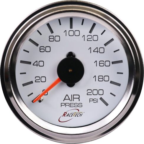 52mm 2-1/16" Mechanical Dual Air Suspension Gauge(0~200PSI) with Black Face/Chrome Rim in Saudi Arabia