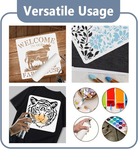 4Pcs Sea Turtle Wall Stencil Templates Reusable Plastic Turtle Pattern Stencils for Painting on Wood Wall Floor Fabric Glass Furniture, DIY Home Decor or Craft Stencils in Saudi Arabia