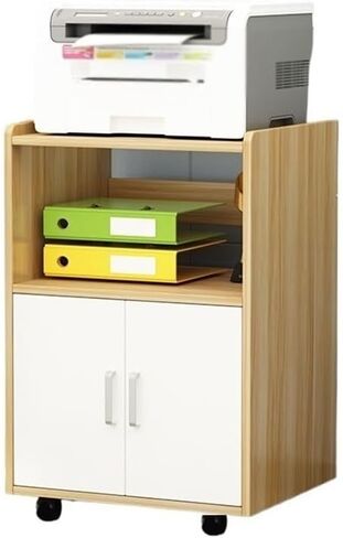 File Cabinet Removable Office Shelf Printer Shelf Filing Cabinet Multi-Tier Storage Shelf with Door Desk Side Cabinet Filing Cabinets(Multi-Colored) (Multi Color One Size) in Saudi Arabia