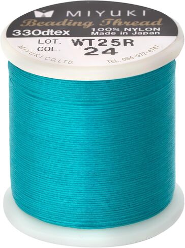Miyuki Beading Thread-سلسلة نايلون مسبقة مع مشاريع الخيط ، 50 مترًا/55 ياردة ، اللون الأسود ، قطرها .2 مم ، مصنوع في اليابان in Kuwait