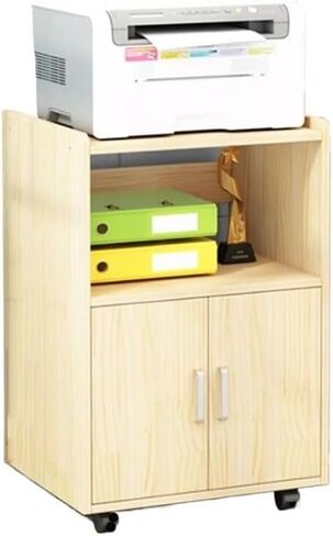 File Cabinet Removable Office Shelf Printer Shelf Filing Cabinet Multi-Tier Storage Shelf with Door Desk Side Cabinet Filing Cabinets(Multi-Colored) (Multi Color One Size) in Saudi Arabia