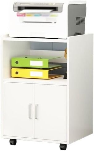 File Cabinet Removable Office Shelf Printer Shelf Filing Cabinet Multi-Tier Storage Shelf with Door Desk Side Cabinet Filing Cabinets(Multi-Colored) (Multi Color One Size) in Saudi Arabia