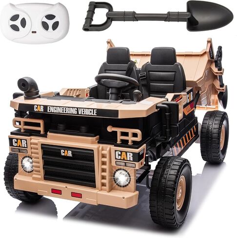 Postack 24V 8ah Ride On Tor for Toddlers ، 4WD Power 4 Ride Electric Ride on Dump Truck ، اثنين in Kuwait