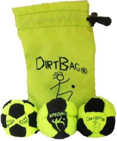 DIRTBAG Pro's Footbag Hacky Sack 3 Pack with Pouch in Saudi Arabia