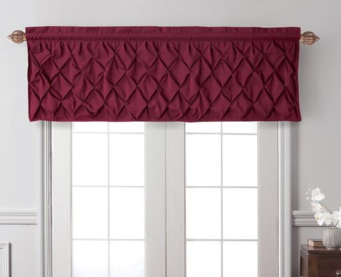 VCNY HOME - Valance, Window Treatments with Rod Pocket Top, Stylish Home Decor (Carmen Navy, 60" x 20") in Saudi Arabia