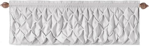 VCNY HOME - Valance, Window Treatments with Rod Pocket Top, Stylish Home Decor (Carmen Navy, 60" x 20") in Saudi Arabia