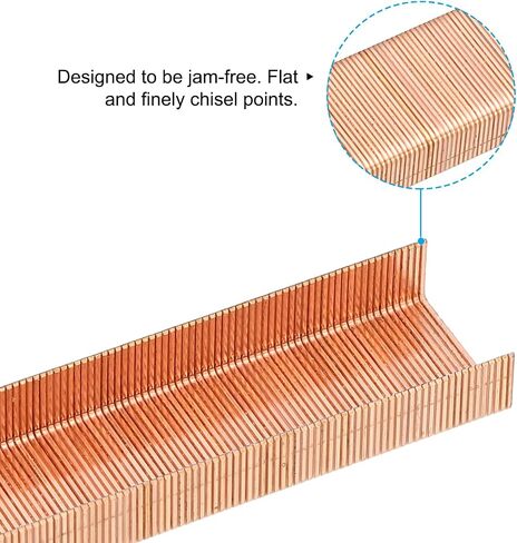 PATIKIL Staples for Stapler, 2 Pack(1000Pcs Staples Per Pack) #10 Mini 3/16 Inch Length Staples Jam Free for Home Office Supplies, Red in Saudi Arabia
