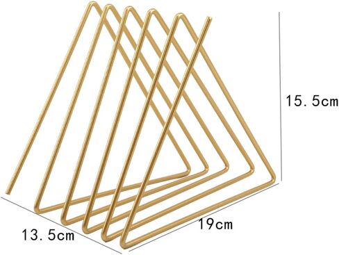 Wrought Iron Triangle Bookshelf Home File Storage Bookshelf Wrought Iron Office Desktop Storage Rack(E) in Saudi Arabia