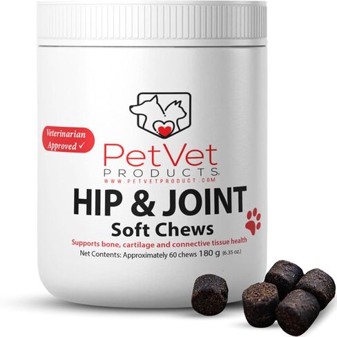 Pet Vet Calming Chews for Dogs – Dog Anxiety Relief (Beef Liver Flavor 60 Chews) – Stress Relief, Supplements for Hyperactive & Anxious Dogs – Dog Anxiety Bites for Relaxation, Pet Care Products in Saudi Arabia