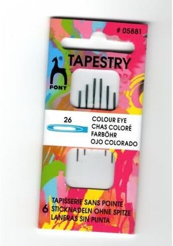 Pony Hand Sewing Needles, Stainless Steel, Multi-Colour, 26 in Saudi Arabia