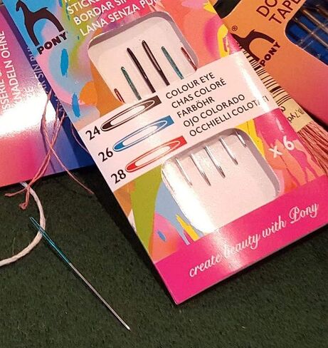 Pony Hand Sewing Needles, Stainless Steel, Multi-Colour, 26 in Saudi Arabia