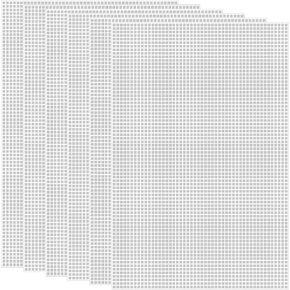 6 Pcs Eye Mesh for Mask White Fursuit Eye Mesh Waterproof Printable PVC Plastic Meshes Canvas Sheets for Furry Costume Roleplay Fursuits Sculpting Props Handicrafts Home Decor 11.81 × 7.87 Inches