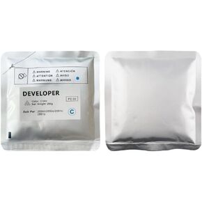 4X 250g T-FC30 FC30 Developer Powder Compatible with 2051C 2551C 2050C 2550C Iron Powder Carrier Model 6LJ70994300 6LJ70384300(250g Cyan)