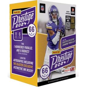 2024 Panini Prestige Football Blaster Box (66 Cards/Box) Look for Daniels, Maye, Nix Rookies!