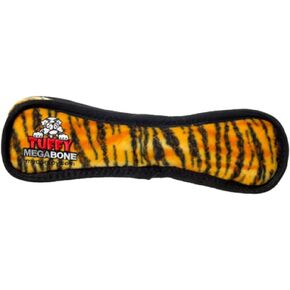 TUFFY - World's Tuffest Soft Dog Toy - MEGA Bone - Squeakers - Multiple Layers. Made Durable, Strong & Tough. Interactive Play (Tug, Toss & Fetch). Machine Washable & Floats (Chain Link)