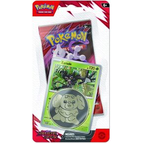 Scarlet & Violet Destined Rivals Zarude Checklane Blister Pack (1 Booster Pack, Zarude Promo Card & Coin)