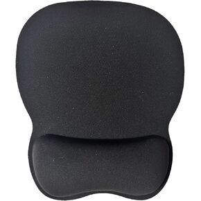Mouse Pad with Wrist Support, Ergonomic Mousepad with Comfortable Memory Foam Wrist Rest Cushion, Relieve Wrist Pain, Non-Slip Rubber Base Gaming Mice Pad for Home Office Computer Laptop, Purple