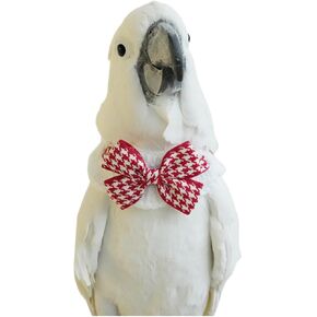 Bird Collar, Bird Clothes, Parrot Bird Supplies, Cute Collar for Medium and Large Birds Eclectus Cockatoo African Grey Amazon Bow Tie Scarf Super Cute Costume Photo Prop for Parrots (Necktie)