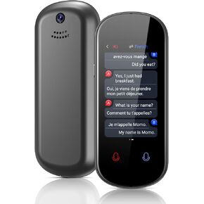 Language Translator Device, 137+ Languages Two Way Real Time Voice Translator Device Support Offline&Recording&Photo Translation, High Accurate Portable Instant Translator for Business Learning Travel