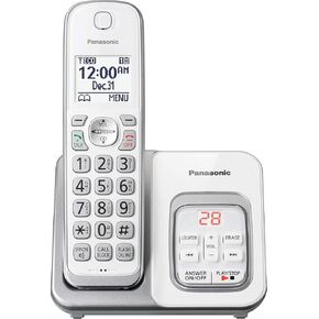 Panasonic KX-TGD530W Cordless Phone with Answering Machine - 1 Handset (Renewed)