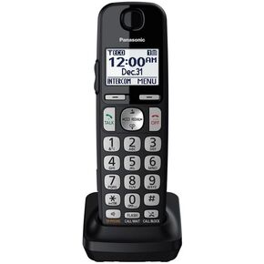 PANASONIC Additional Cordless Phone Handset for use with KX-TGE4x Series Cordless Phone Systems - KX-TGEA40B (Black)