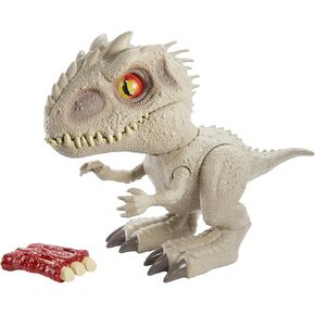 Mattel Jurassic World Toys Camp الطباشيري تغذين الهدمية Indominus rex Dinosaur Dinovaur ، Bite Reflex ، أضلاع الألعاب ، الأضواء والأصوات ، التفاصيل الأصيلة ، الأعمار 4 القديمة والأعلى [Amazon Exclusive]