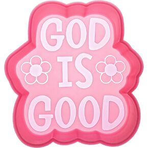 MUBYOK (300 Design Optional) M464 God is Good Silicone Freshie Mold for Baking Aroma Beads Car Freshie Supplies