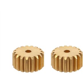 RC Spare Part Compatible with Wltoys K969 K979 K989 K999 P929 P939 1/28 RC Car Spare Parts Accessories 2Pcs Metal Motor Gear K989-2033