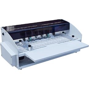 Electric Creasing Machine, Multi-Function 3-in-1 Electric Indentation Machine Paper Creaser 1/2"(460mm) Paper Indentation Tool Creasing Scoring Cutting Machine Fit
