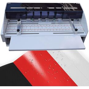 Electric Creasing Machine Paper Creaser 3-in 1 Paper Creaser Scorer Perforator Cutter for Card Mechanical Steel Paper Creasing Machine Scoring Creaser