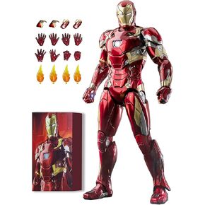 7 بوصة MK46IRONMAN (1/10 مقياس) الشكل مع الكثير من الملحقات ، لعبة الرسم الرائعة لجمع لعبة قابلة للتحصيل