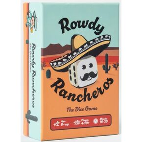 Rowdy Rancheros – Hilarious Wild West Dice Party Set | Fast-Paced Fun for Adults & Families | 2+ Players | Loud, Competitive, Travel-Friendly | Great for Game Night | Ages 8+
