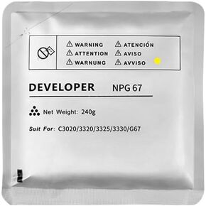 Compatible Developer for Color Printer Models C3020 C3025 C3320 C3320L C3320i C3325i C3330i C3520i C3525i C3530i 240g(1Set)