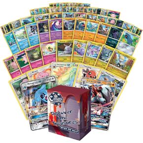 100 Cards Plus 1 Ultra Rare or Legendary Card with Deck Box