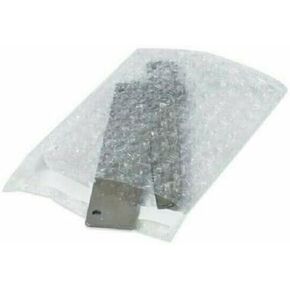 100-4x7.5 Bubble Out Pouches Bags Wrap Cushioning Self Seal Clear 4" x 7.5"
