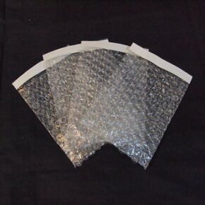50pcs 6x8.5 ذاتي الخاسرة الصافية الفقاعات خارج أكياس الحقائب 3/16 "WRAP 6x8.5