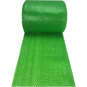 uBoxes Small Bubble Green Wrap 12" x 180' Perforated Every 12"