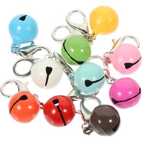 Milisten 10pcs Decorative Pet Collar Bells Wear-resistant Hanging Bells for Enhanced Visibility and Style for Pet Accessories and Projects