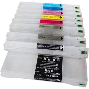 700ml Refill Ink Cartridge Set Compatible with Printers with Free Chip Resetter