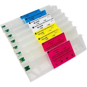 Winnerjet Empty Refill Cartridge 440ml Compatible with Mimaki JV5-130PS JV5-160PS JV5-320S Printers with Permanent Ink
