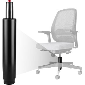 Donext Gas Lift for Office Chairs, 3.9 Inch Stroke Heavy-Duty(500LB) Gas Cylinder Replacement with 2'' Diameter Piston, Universal Size Fits Most Chairs, Highest End Class Four, Black